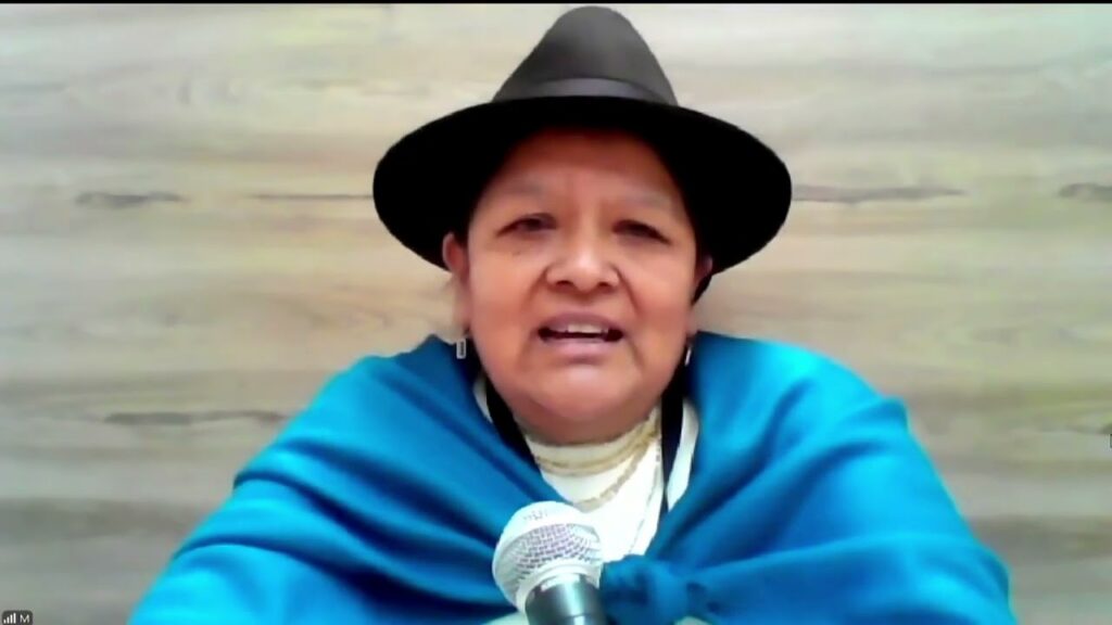 Manuela Cuji, comunicadora comunitaria ERPE